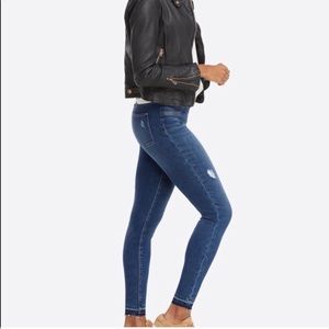 SPANX Distressed Denim Jeans